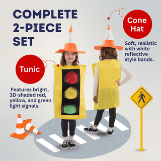 Traffic Light Costume - Kids Dress Up America