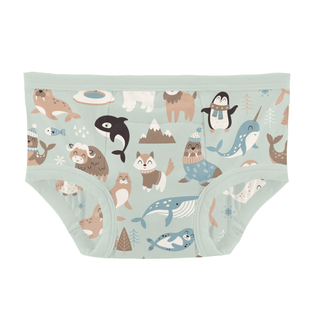 Bamboo Training Pants - Aloe Arctic Animals KicKee Pants Size: 2T-3T