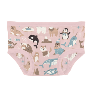 Bamboo Training Pants - Baby Rose Arctic Animals KicKee Pants Size: 2T-3T