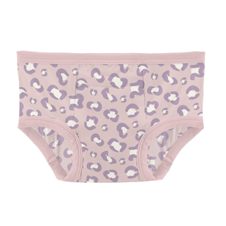 Bamboo Training Pants - Baby Rose Cheetah Print KicKee Pants Size: 2T-3T