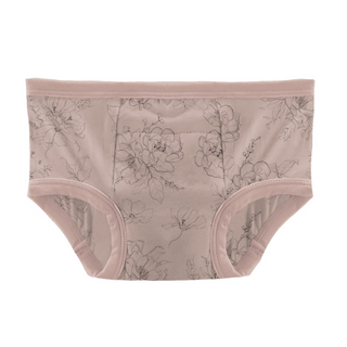 Bamboo Training Pants - Baby Rose Pencil Floral
