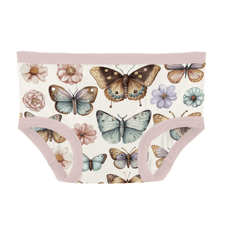 Bamboo Training Pants - Botanical Butterflies KicKee Pants Size: 2T-3T