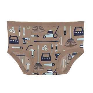 Bamboo Training Pants - Portabella Fall Tools KicKee Pants Size: 2T-3T