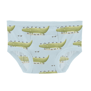 Bamboo Training Pants - Spring Sky Croc & Friends KicKee Pants Size: 2T-3T