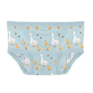 Bamboo Training Pants (Set of 2) - Spring Sky Feeding Ducks & Stormy Sea SunflowerKicKee PantsSize: 2T-3T