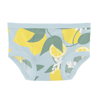 Bamboo Training Pants - Spring Sky Lemonade KicKee Pants Size: 2T-3T