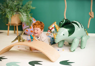 Standing Triceratops Balloon Mylar Balloons Ellie's Party Supply