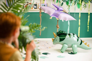 Standing Triceratops Balloon Mylar Balloons Ellie's Party Supply