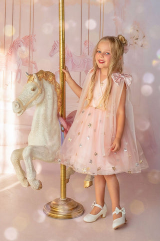 Twinkle Star Blush Pink Tulle Dress Dresses Faeella Size: 2