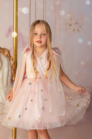 Twinkle Star Blush Pink Tulle Dress Dresses Faeella Size: 2