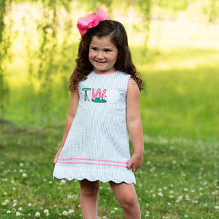 Teeing Up To Two Birthday Golf Dress Baby & Toddler Dresses Seven Lantern Lane Size: 2T