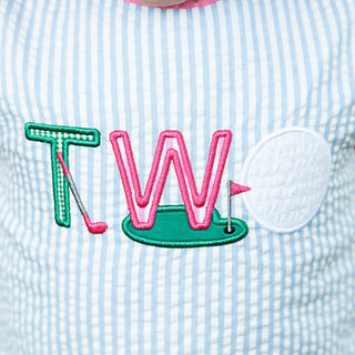 Teeing Up To Two Birthday Golf Dress Baby & Toddler Dresses Seven Lantern Lane Size: 2T