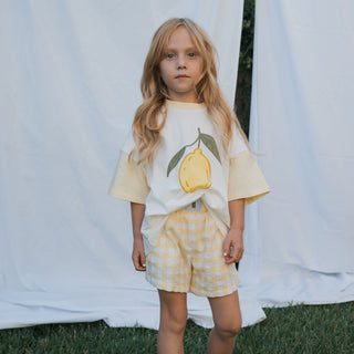 Child Cotton Tee - Lemon Sweatshirt forever french baby Size: 2/3 Years