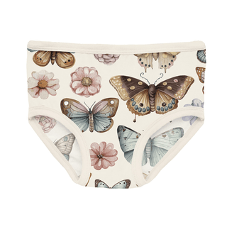 Bamboo Underwear (Set of 3) - Botanical Butterflies, Baby Rose & Spring Sky Floral Vines KicKee Pants Size: 2T-3T