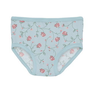 Bamboo Underwear (Set of 3) - Botanical Butterflies, Baby Rose & Spring Sky Floral Vines KicKee Pants Size: 2T-3T