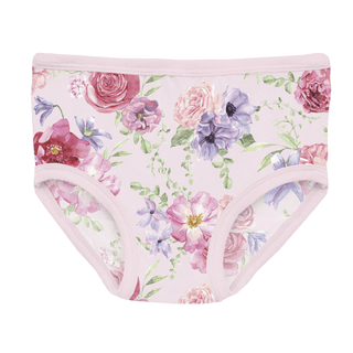 Bamboo Underwear (Set of 3) - Baby Rose Cheetah Print, Lavender & Shrinking Violet Dreamy Floral KicKee Pants Size: 2T-3T