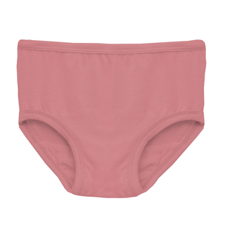 Bamboo Underwear (Set of 3) - Melody Sugar Plum, Desert Rose & Natural Silly Penguins KicKee Pants Size: 2T-3T