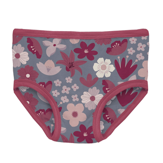 Bamboo Underwear (Set of 3) - Moonlight Picture Day Floral, Shrinking Violet School Girl & Blossom Breeze Stripe