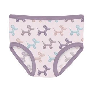 Bamboo Underwear (Set of 3) - Rainbow Stars, Baby Rose & Shrinking Violet Balloon Dogs KicKee Pants Size: 2T-3T