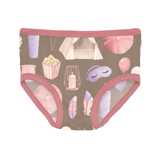 Bamboo Underwear (Set of 3) - Portabella Slumber Party, Desert Rose & Earthy Rainbows KicKee Pants Size: 2T-3T