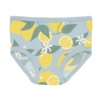 Bamboo Underwear - Spring Sky Lemonade KicKee Pants Size: 2T-3T
