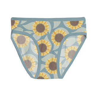 Bamboo Underwear - Stormy Sea Sunflower KicKee Pants Size: 2T-3T