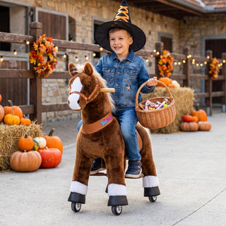 Model U® Horse Ride-On Toy Age 4–7 – Brown PonyCycle, Inc.