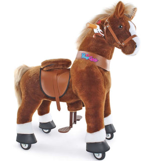 Model U® Horse Ride-On Toy Age 4–7 – Brown