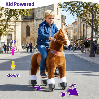 Model U® Horse Ride-On Toy Age 7+ – Brown