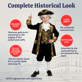 Washington Costume - Kids Dress Up America
