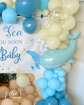 Whale Balloon Mylar Balloons Ellie's Party Supply