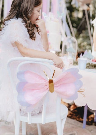 Whimsical Tissue Paper Butterflies - Hanging Party Decor | 3 Pieces Accessories Ellie's Party Supply