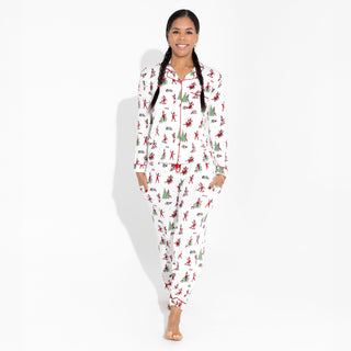 Women's Bamboo Long Sleeve Pajama Set - The Elf On the Shelf Bellabu Bear Size: XS