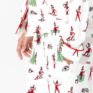 Women's Bamboo Long Sleeve Pajama Set - The Elf On the Shelf Bellabu Bear Size: XS