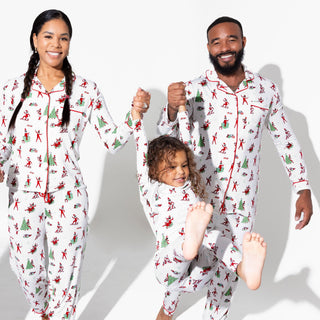 Women's Bamboo Long Sleeve Pajama Set - The Elf On the Shelf Bellabu Bear Size: XS