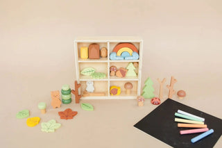 Wooden Forest Sensory Bin WEBSITE SpiritnSprout