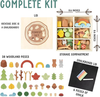 Wooden Forest Sensory Bin WEBSITE SpiritnSprout