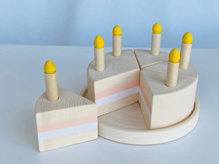 Toy Birthday Cake with Candles PoppyBabyCo Style: Chocolate cake