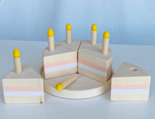 Toy Birthday Cake with Candles PoppyBabyCo Style: Chocolate cake