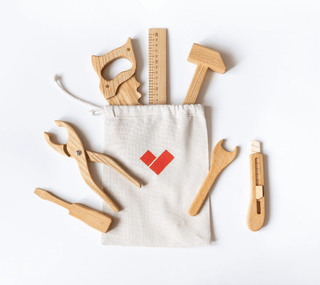 Wooden Tool Kit For Toddlers PoppyBabyCo