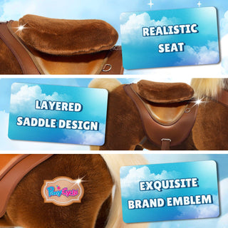 Model Y® Horse Ride-On Toy Age 4–7 – Brown