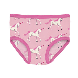 Kickee Pants Girl's Print Underwear - Cake Pop Prancing Unicorn
