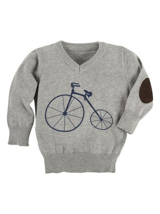 Boy's Long Sleeve Sweater - Bicycle Baby & Toddler Outerwear