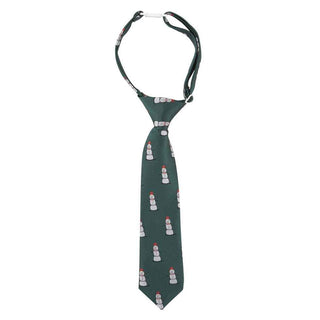 Andy and Evan Green Snowman Tie