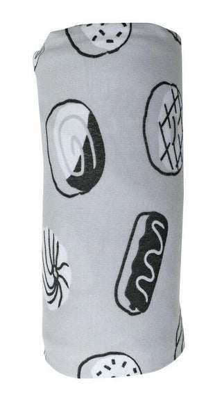 Baby Bamboo Swaddle Blanket, Donuts - One Size Swaddling Blankets