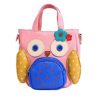 Baby Riddle Owl Purse - Pastel Pink