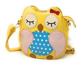 Baby Riddle Owl Purse - Yellow