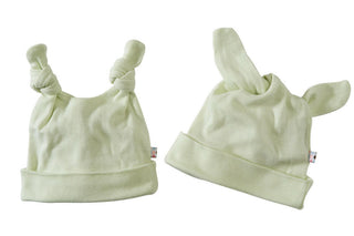 Babysoy Infant Double Knot Hat - Tea