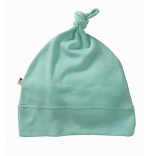 Babysoy Infant Knot Hat - Seafoam