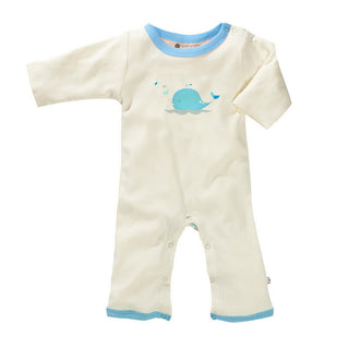 Babysoy One Piece Romper - Whale